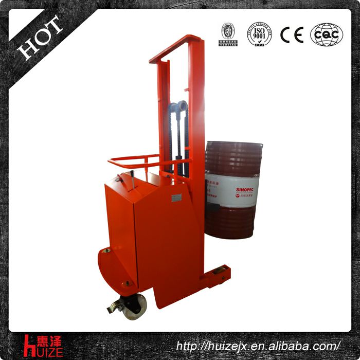 2半電動配重油桶車（無底腿，只堆垛，不翻轉(zhuǎn)）